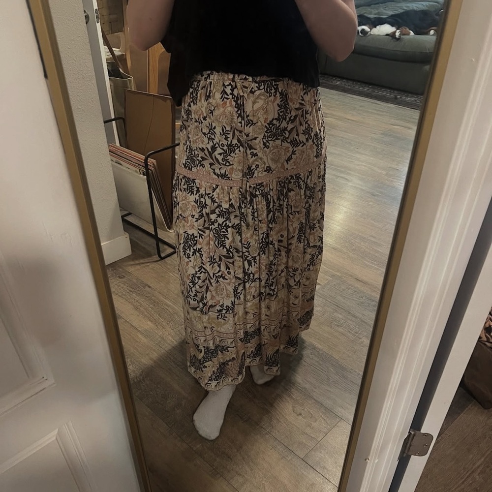 Boutique boho maxi skirt